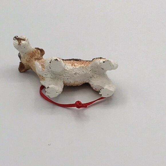 Wire Fox Terrier Resin Ornament Dog Lover Holiday Gift Small 2" Figurine - Picture 5 of 6